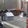 [UPDATE] Why Are These Guys Pushing A Small House Up Broadway?